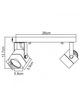 Спот ARTE Lamp A1314PL-2WH-foto5