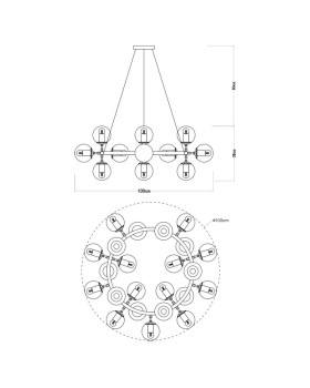 Подвесная люстра ARTE Lamp A1664SP-25BK-foto4
