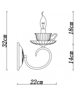 Бра ARTE Lamp A1750AP-1AB-foto4