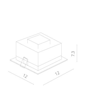 Встраиваемый светильник ARTE Lamp A3007PL-1WH-foto4