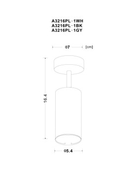 Спот ARTE Lamp A3216PL-1BK-foto3
