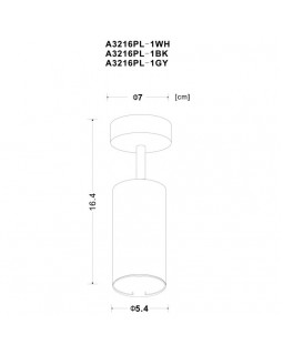 Спот ARTE Lamp A3216PL-1GY-foto3