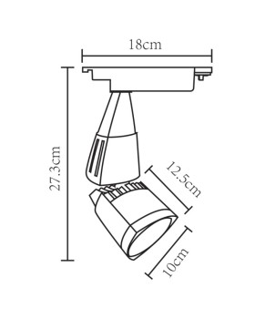 Светильник на шине ARTE Lamp A3830PL-1BK-foto2