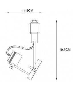 Светильник на шине ARTE Lamp A4300PL-1BK-foto3