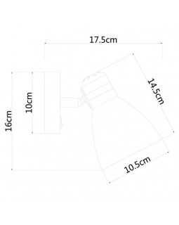Спот ARTE Lamp A5049AP-1GY-foto2