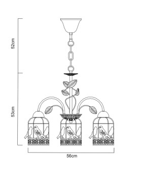 Подвесная люстра ARTE Lamp A5090LM-5WG-foto5