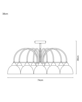 Люстра на штанге ARTE Lamp A6057PL-8CC-foto5