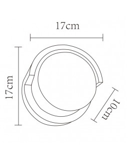 Светильник настенный ARTE Lamp A8159AL-1WH-foto4