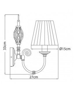 Бра ARTE Lamp A8390AP-1AB-foto4