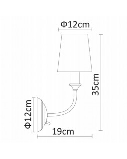 Бра ARTE Lamp A9022AP-1CC-foto4