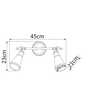 Бра ARTE Lamp A9231AP-2AB-foto4