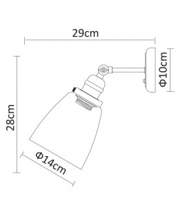Бра ARTE Lamp A9387AP-1CC-foto4