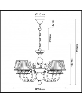 Подвесная люстра Odeon Light 4191/6-foto3