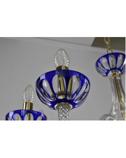 Подвесная люстра Bohemia Ivele Crystal 1308/10/240 G Cl/Clear-Blue/H-1H-foto3