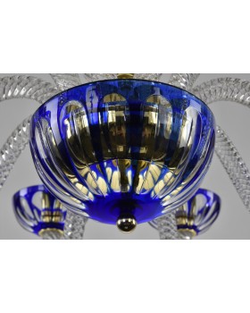 Подвесная люстра Bohemia Ivele Crystal 1308/10/240 G Cl/Clear-Blue/H-1H-foto4