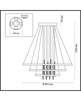Подвесной светильник Odeon Light 3901/99L-foto4