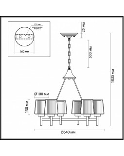 Подвесная люстра Odeon Light 4656/6-foto4