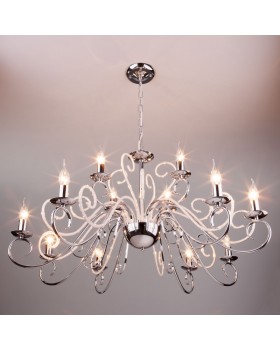 Подвесная люстра Eurosvet 60090/12 хром-foto2