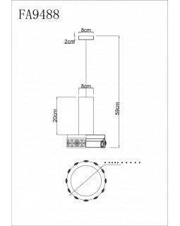 Подвесной светильник Ambrella Light FA9488-foto4