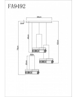 Подвесной светильник Ambrella Light FA9492-foto4