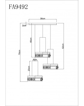Подвесной светильник Ambrella Light FA9492-foto4
