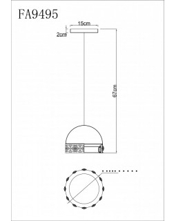 Подвесной светильник Ambrella Light FA9495-foto4