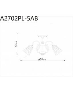 Люстра на штанге ARTE Lamp A2702PL-5AB-foto5