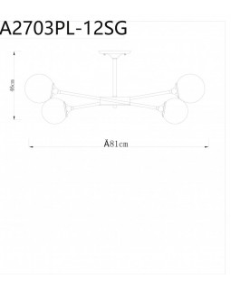 Люстра на штанге ARTE Lamp A2703PL-12SG-foto5