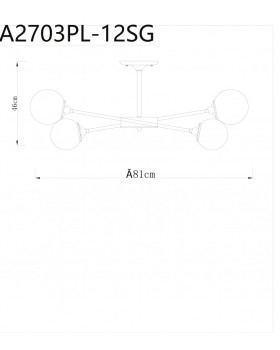 Люстра на штанге ARTE Lamp A2703PL-12SG-foto5
