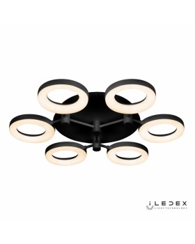 Накладной светильник iLedex FS-014-X6-(B) 72W BK-foto2