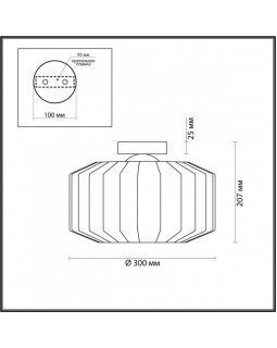 Накладной светильник Odeon Light 4747/1C-foto2
