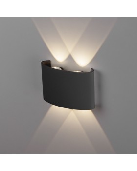 Светильник настенный Elektrostandard 1555 TECHNO LED TWINKY DOUBLE черный-foto2