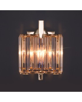 Бра Eurosvet 10117/1 золото/прозрачный хрусталь Strotskis-foto3