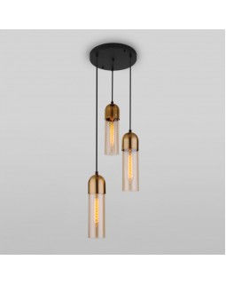 Подвесной светильник Eurosvet 50180/3 янтарный-foto3