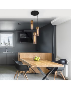 Подвесной светильник Eurosvet 50180/3 янтарный-foto2