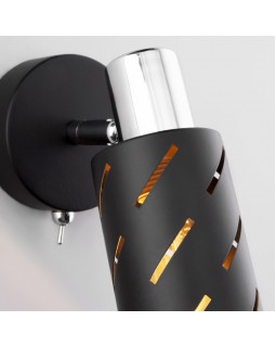 Бра Eurosvet 20090/1 черный/хром-foto2