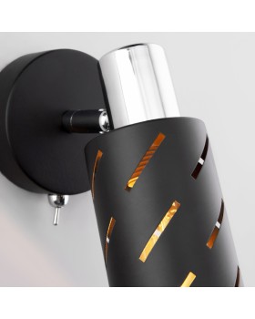 Бра Eurosvet 20090/1 черный/хром-foto2