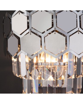 Бра Eurosvet 10113/2 хром/прозрачный хрусталь Strotskis-foto3