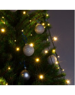 Светодиодный занавес Eurosvet 200-003 теплый белый 0,45*1,5м IP20-foto6