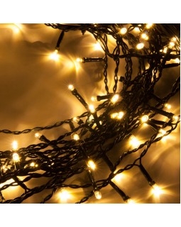 Светодиодный занавес Eurosvet 200-003 теплый белый 0,45*1,5м IP20-foto9