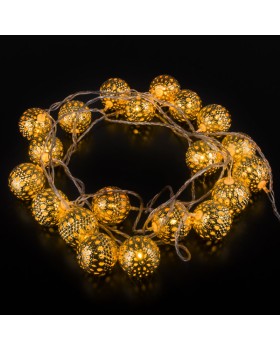 Светодиодная нить Eurosvet 400-003 золото/теплый белый с эффектом мерцания 2,8м IP20-foto2