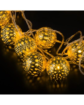 Светодиодная нить Eurosvet 400-003 золото/теплый белый с эффектом мерцания 2,8м IP20-foto4