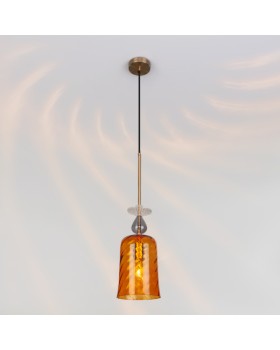 Подвесной светильник Eurosvet 50194/1 янтарный-foto2