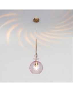 Подвесной светильник Eurosvet 50192/1 розовый-foto2