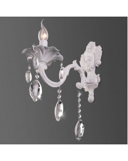 Бра Eurosvet 10108/1 белый/прозрачный хрусталь Strotskis-foto2