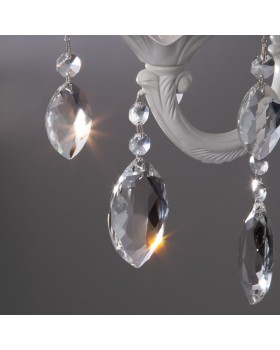 Бра Eurosvet 10108/1 белый/прозрачный хрусталь Strotskis-foto3