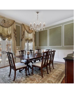 Подвесная люстра Eurosvet 10103/8 античная бронза/прозрачный хрусталь Strotskis-foto2