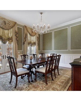 Подвесная люстра Eurosvet 10103/8 античная бронза/прозрачный хрусталь Strotskis-foto2