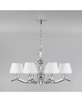 Подвесная люстра Eurosvet 60097/8 хром-foto4