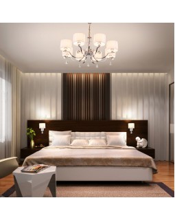 Подвесная люстра Eurosvet 60095/8 хром-foto2